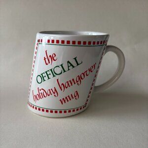Vtg Mug Slants by Papel Holiday Mug Slanted